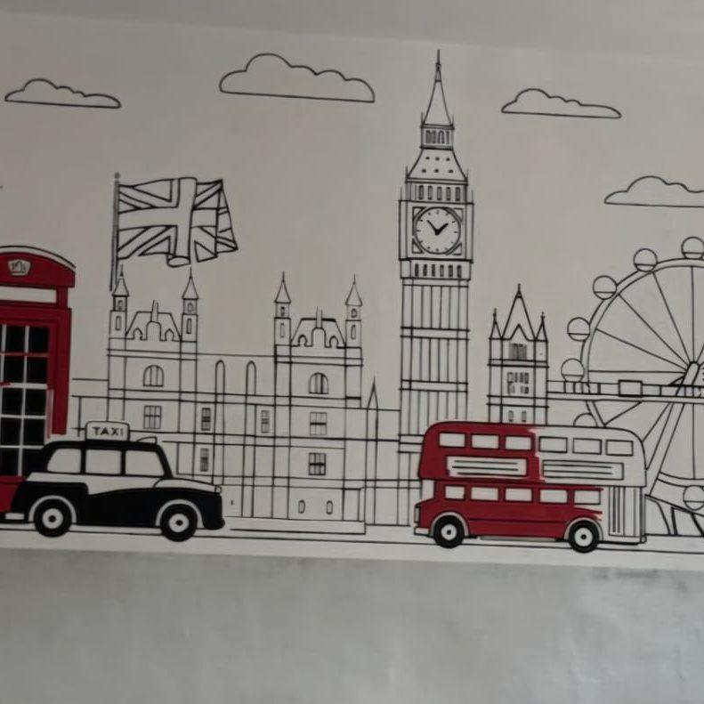 Londyn na ścianie